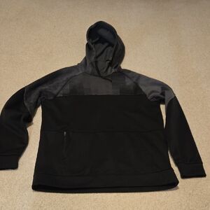 Nike Black Dri-FIT Hoodie With Front Zip Pocket Mens Medium